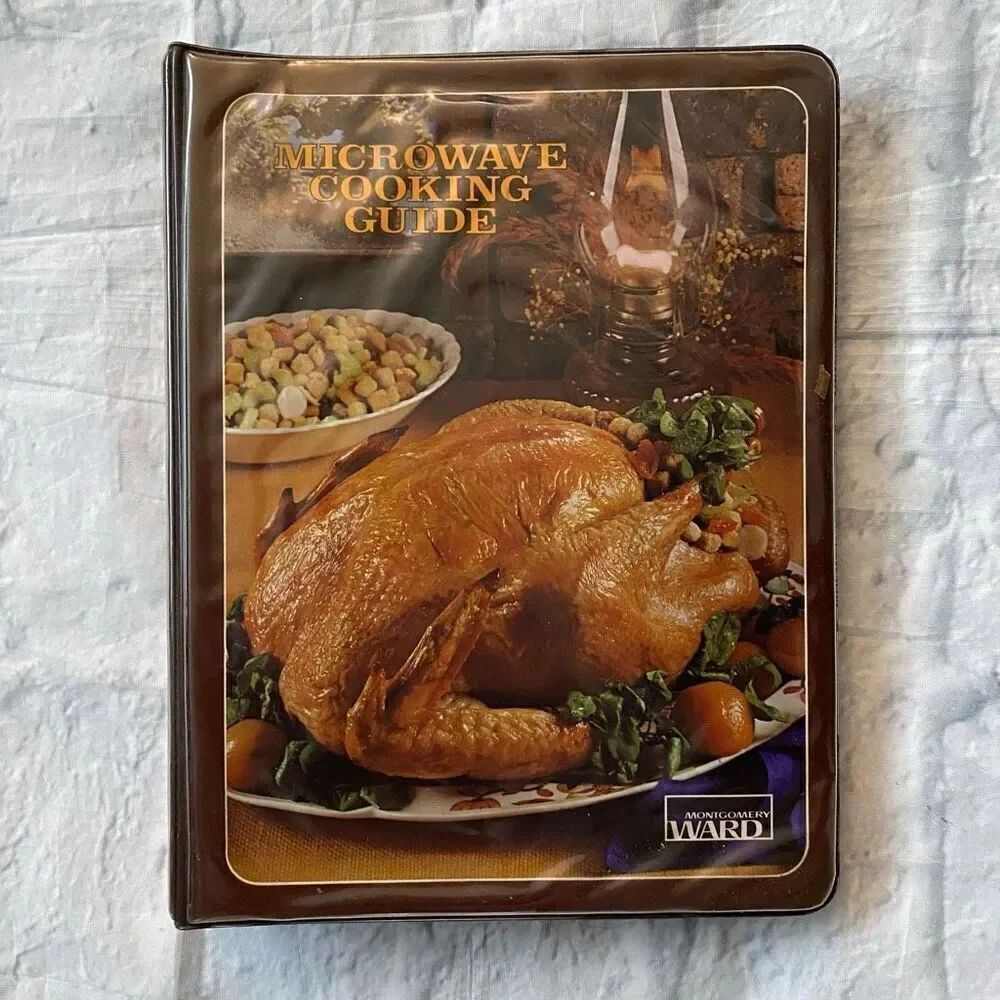 Montgomery Ward vintage microwave cooking guide